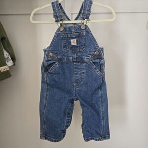 6-9 Month Baby Carhartt Classic Denim Overalls